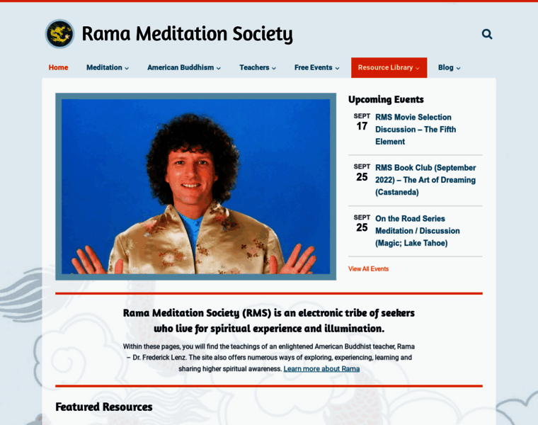 Ramameditationsociety.org thumbnail