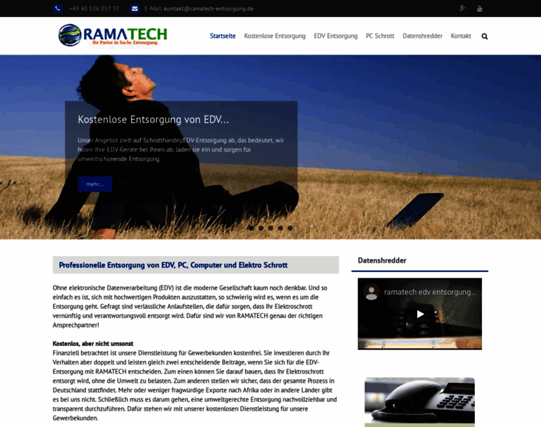 Ramatech-entsorgung.de thumbnail