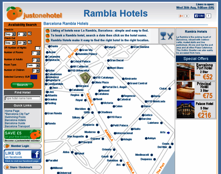 Ramblahotels.com thumbnail