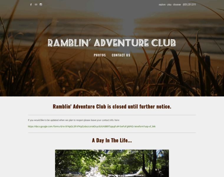 Ramblinadventureclub.com thumbnail