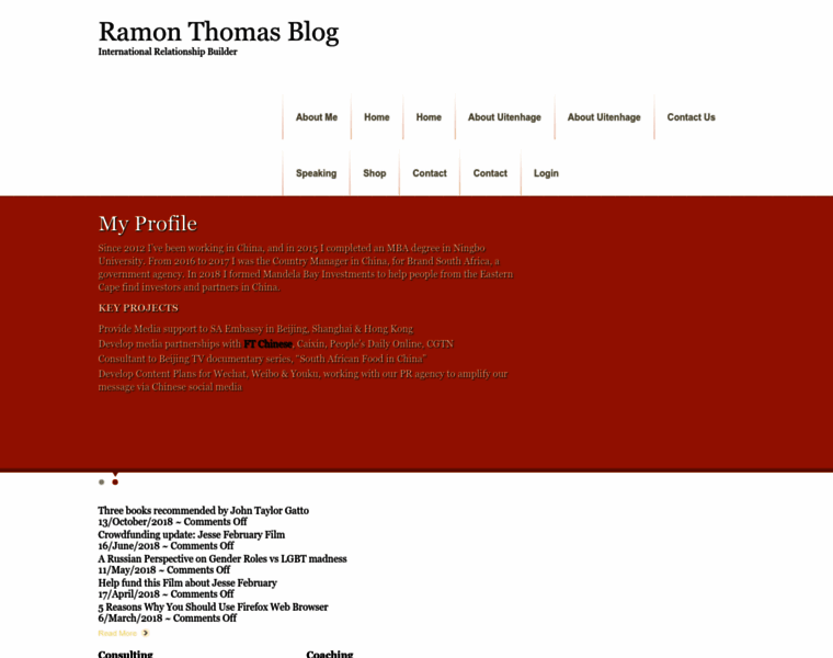 Ramonthomas.com thumbnail