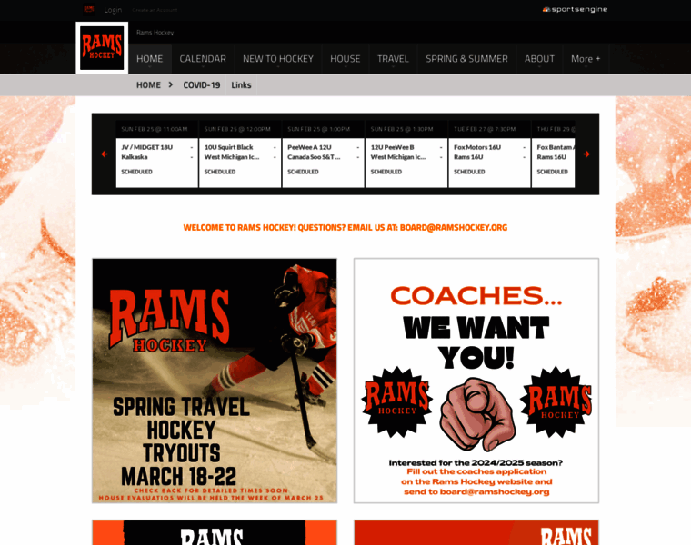 Ramshockey.org thumbnail