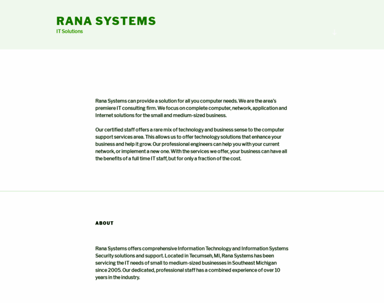 Ranasystems.com thumbnail