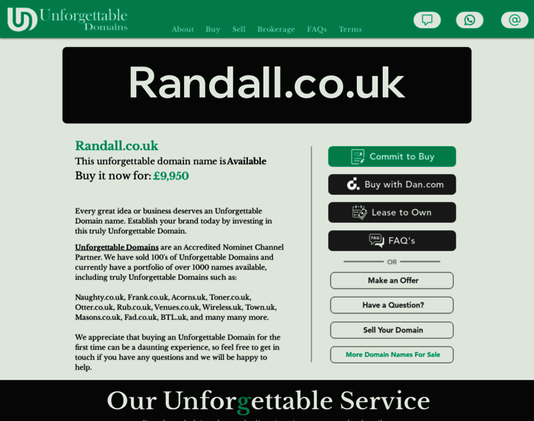 Randall.co.uk thumbnail