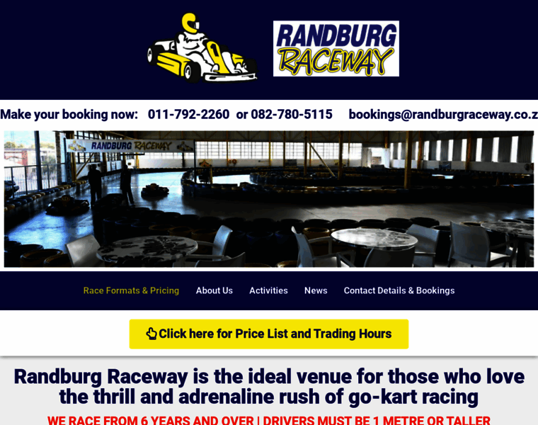 Randburgraceway.co.za thumbnail