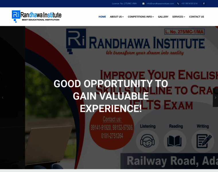 Randhawainstitute.com thumbnail