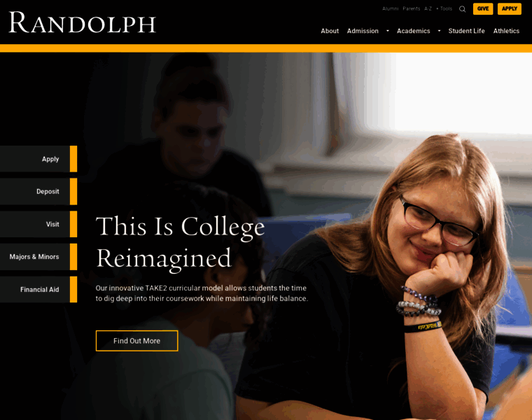 Randolphcollege.edu thumbnail