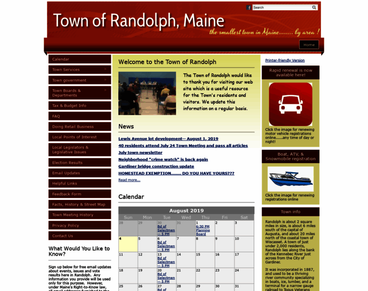 Randolphmaine.org thumbnail