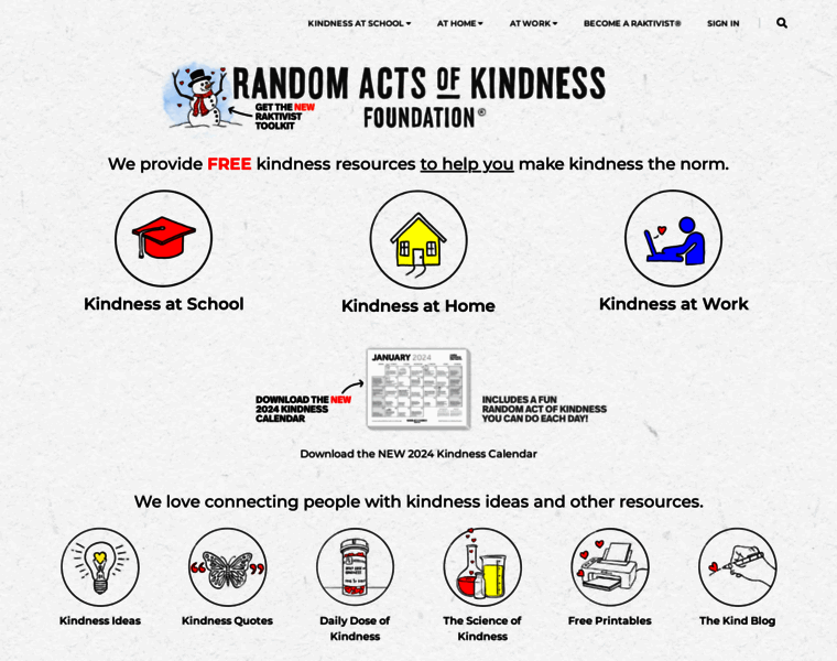 Randomactsofkindness.com thumbnail