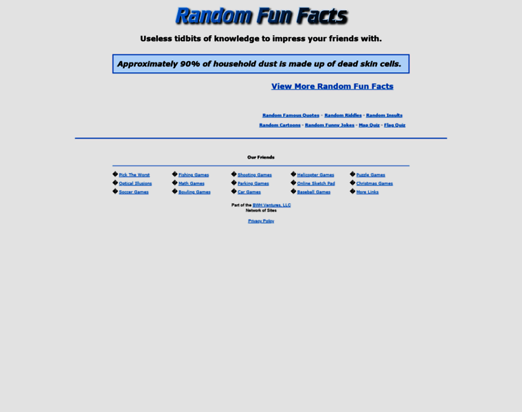 Randomfunfacts.com thumbnail