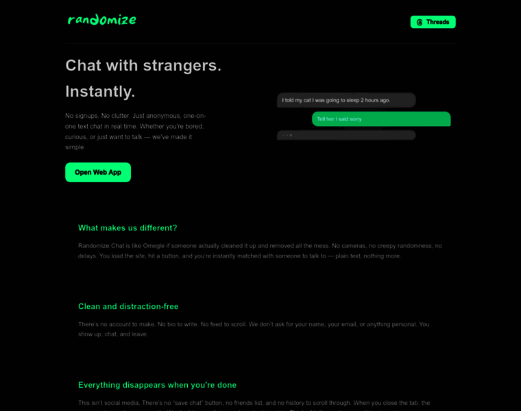 Randomize.chat thumbnail Randomize.chat thumbnail