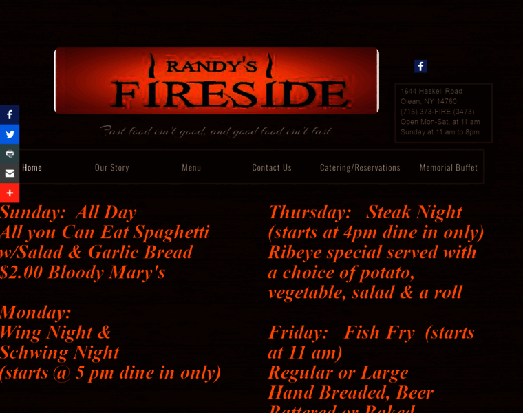 Randysfireside.com thumbnail