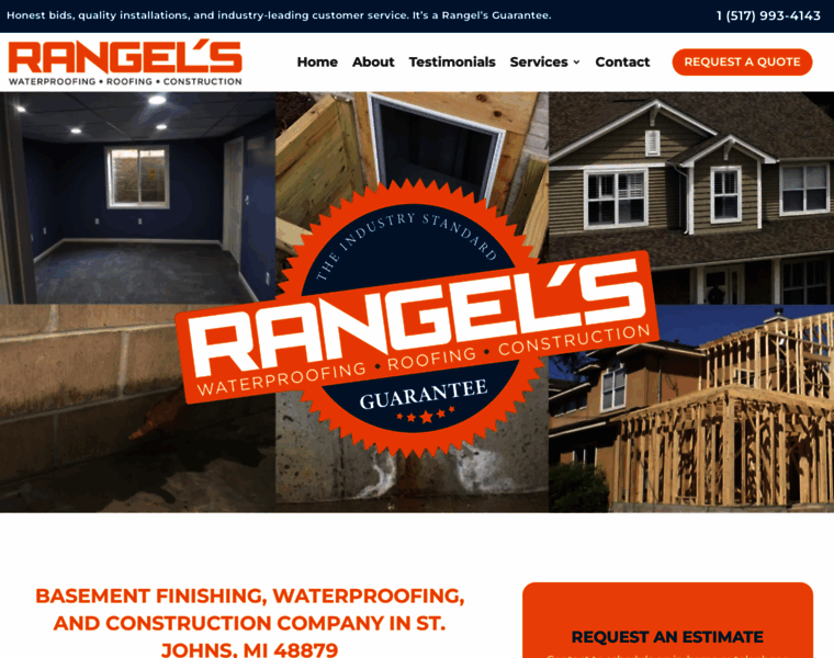 Rangelswaterproofing.com thumbnail