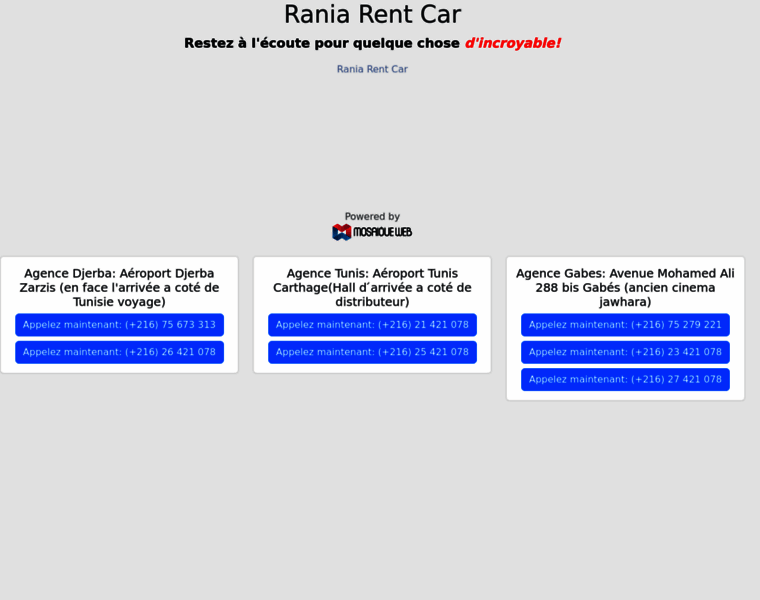 Rania-rent-car.com thumbnail