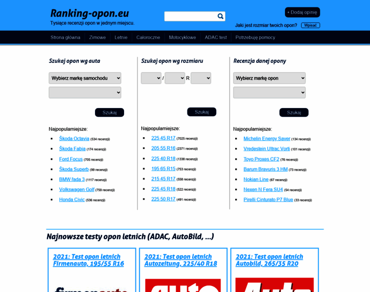 Ranking-opon.eu thumbnail