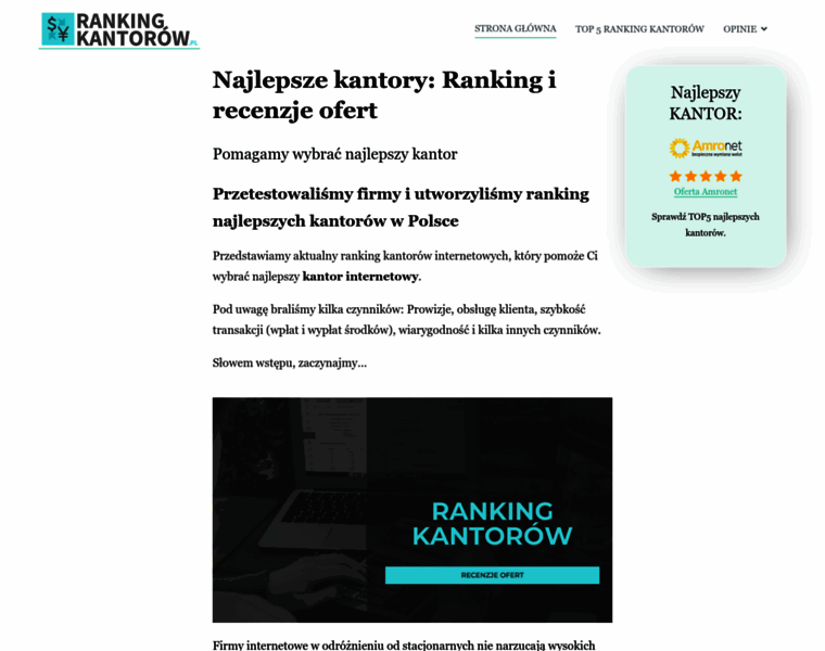 Rankingkantorow.pl thumbnail