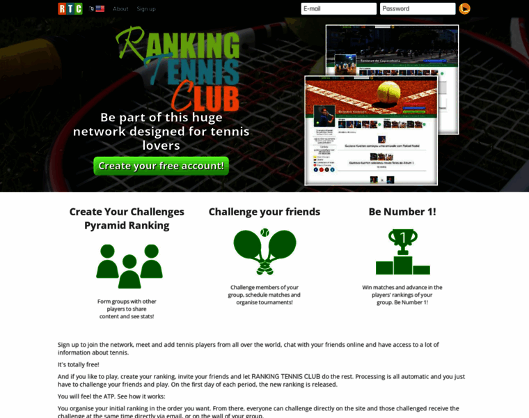 Rankingtennisclub.com thumbnail