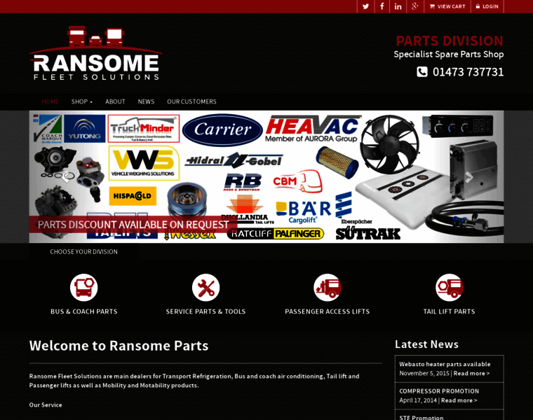Ransomeparts.co.uk thumbnail
