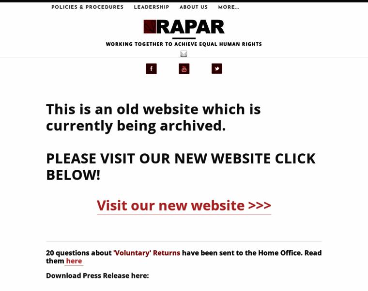 Rapar.org.uk thumbnail