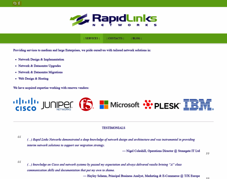 Rapidlinksnetworks.co.uk thumbnail