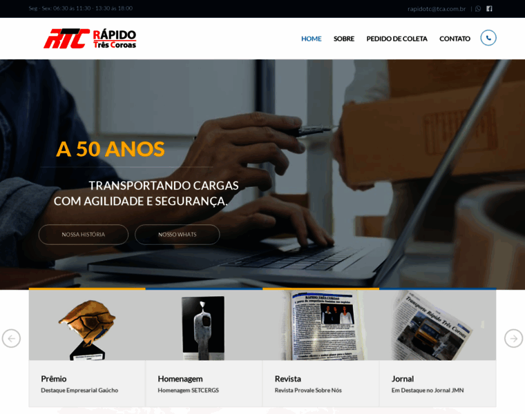 Rapidotrescoroas.com.br thumbnail