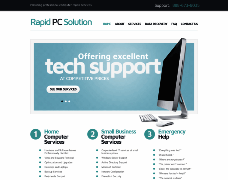 Rapidpcsolution.com thumbnail
