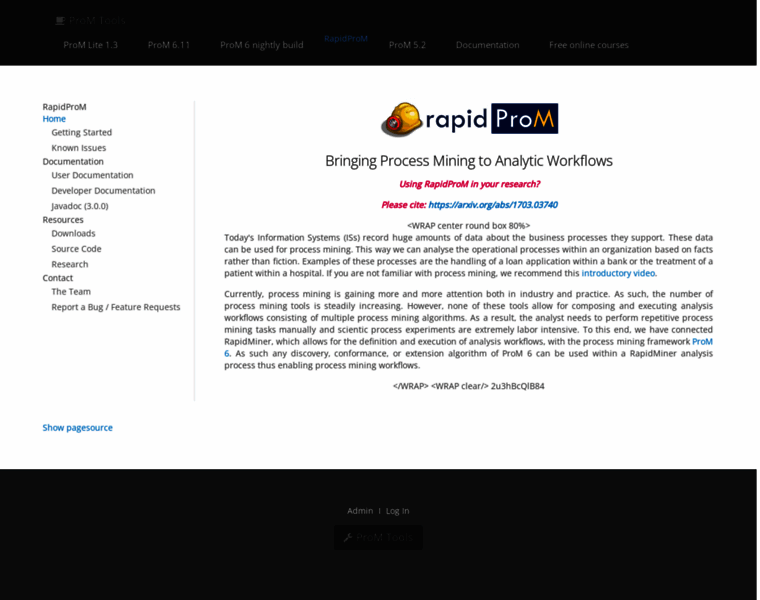 Rapidprom.org thumbnail