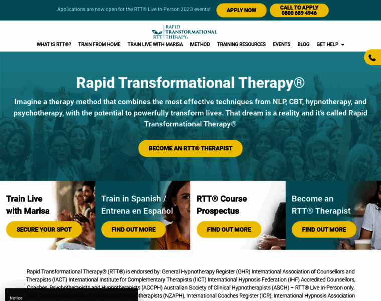 Rapidtransformationaltherapy.com thumbnail