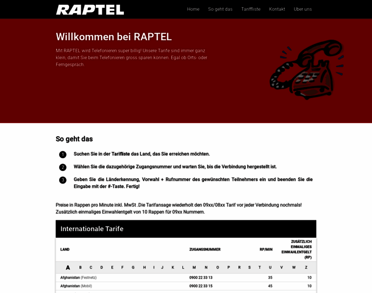 Raptel.ch thumbnail
