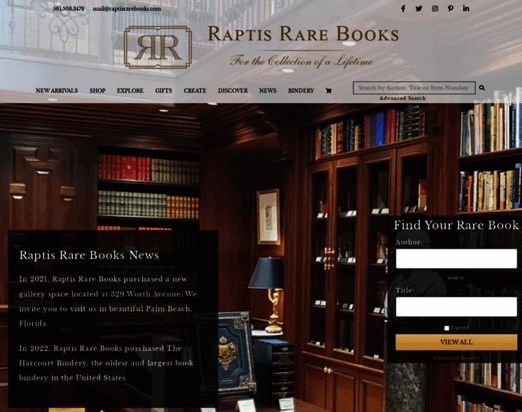 Raptisrarebooks.com thumbnail