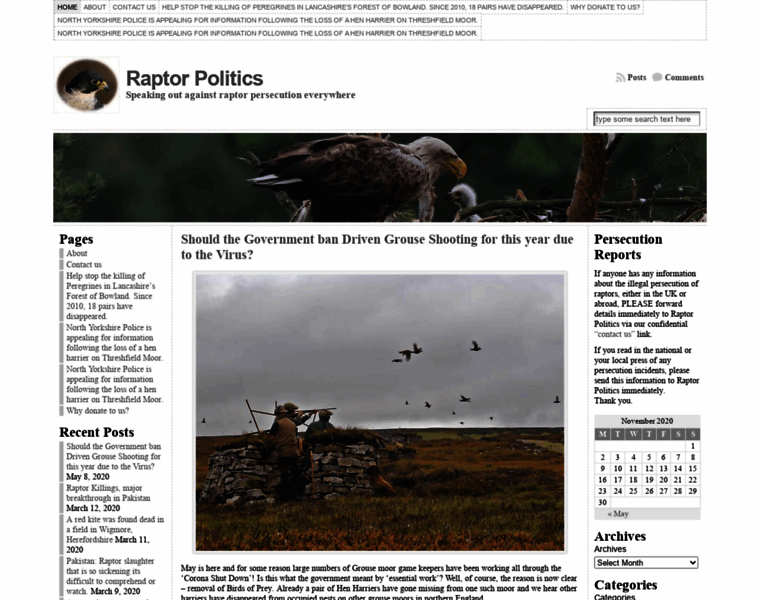 Raptorpolitics.org.uk thumbnail