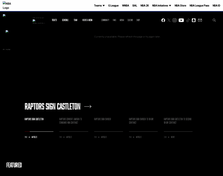 Raptors.com thumbnail Raptors.com thumbnail