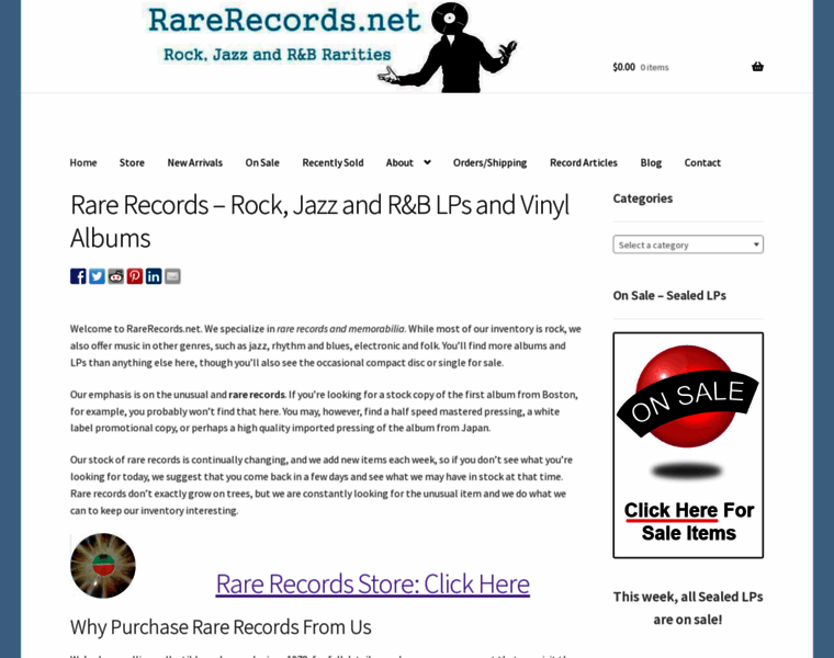 Rarerecords.net thumbnail