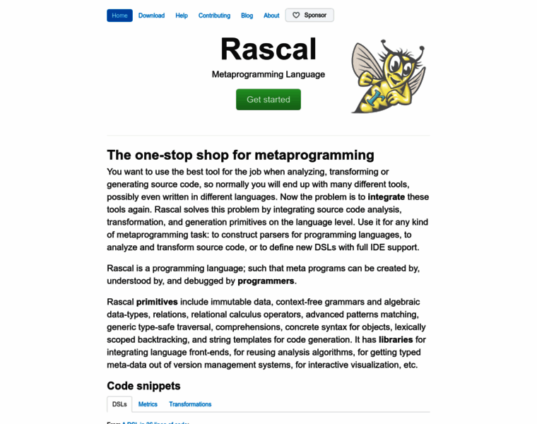 Rascal-mpl.org thumbnail