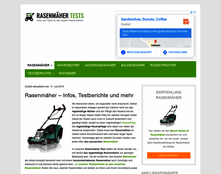 Rasenmaeher-tests.com thumbnail