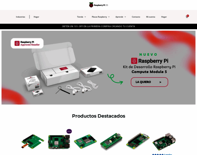 raspberrypi.cl at WI. Inicio - Raspberry Pi