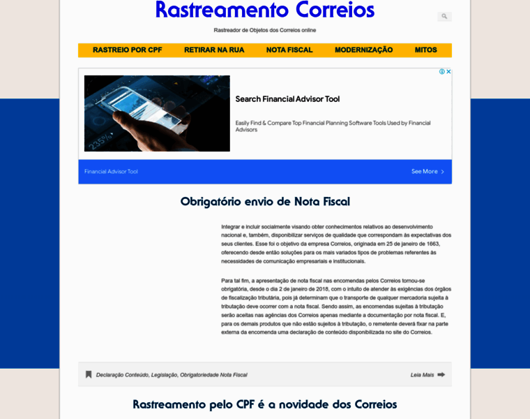 Rastreamentocorreios.com.br thumbnail