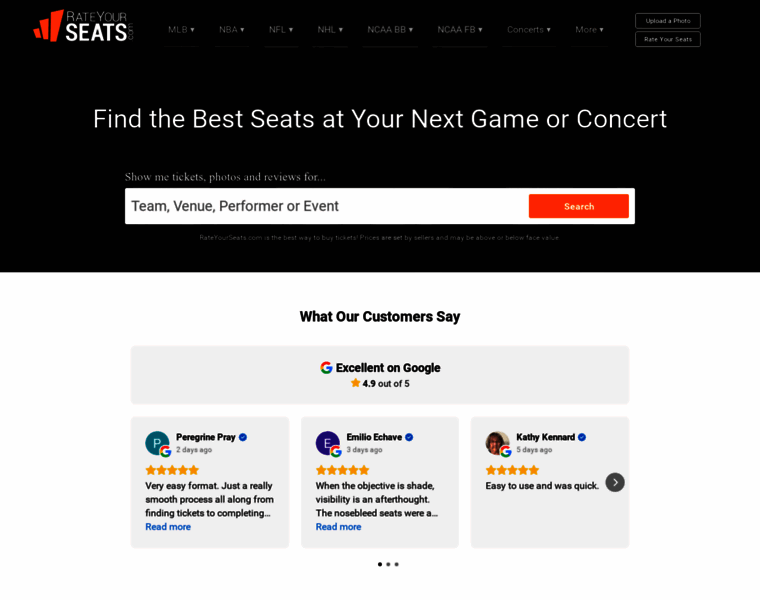 Rateyourseats.com thumbnail Rateyourseats.com thumbnail