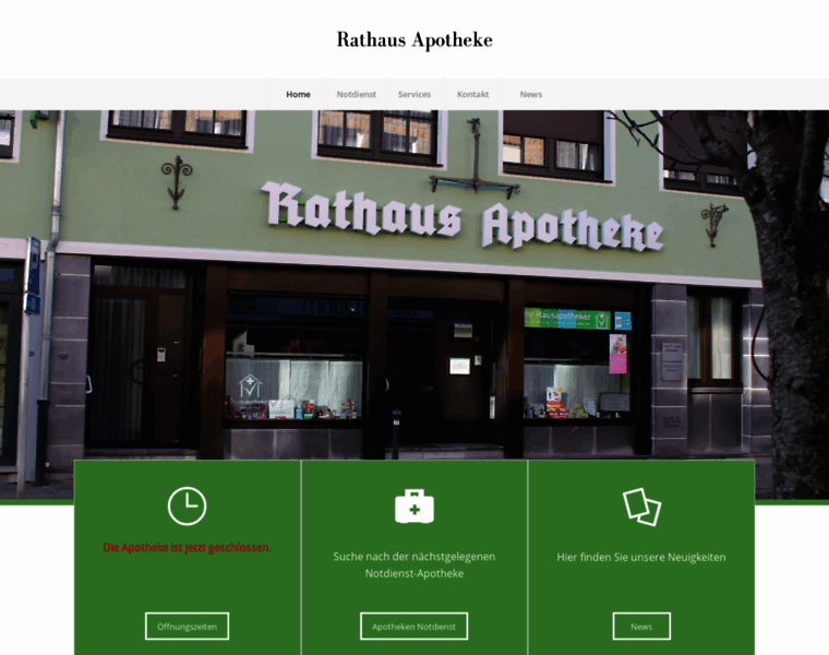 Rathaus-apotheke.be thumbnail
