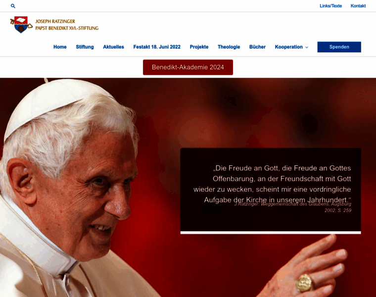 Ratzinger-papst-benedikt-stiftung.de thumbnail