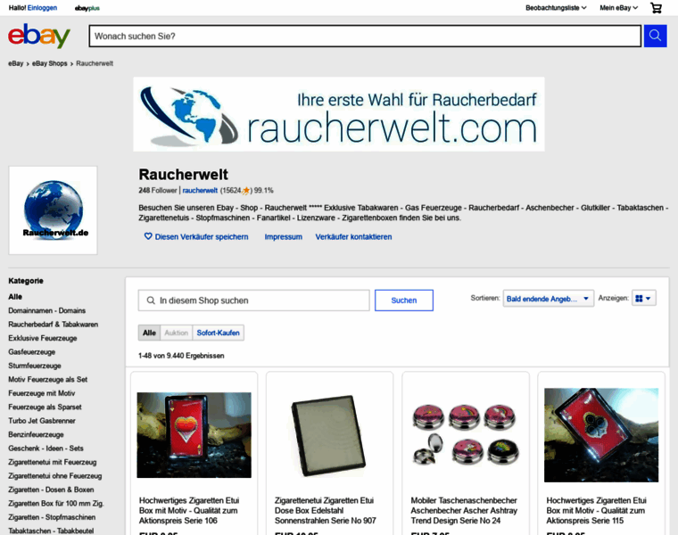 Raucherwelt.com thumbnail