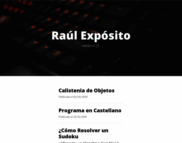 Raulexposito.com thumbnail
