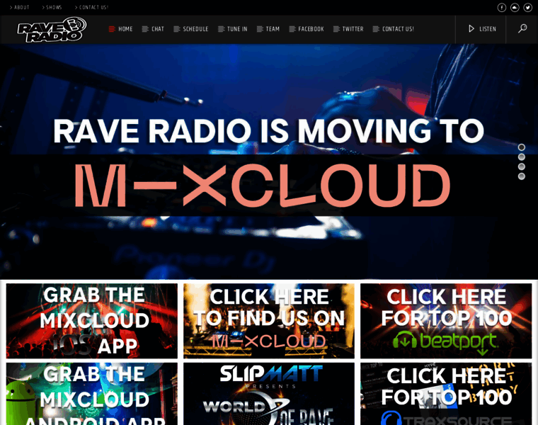 Rave-radio.com thumbnail