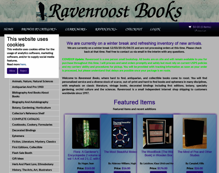 Ravenroostbooks.com thumbnail
