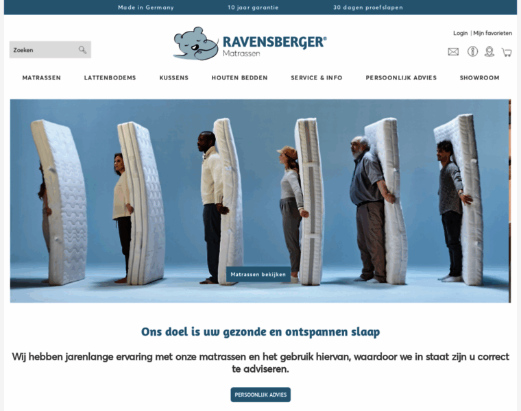 Ravensberger-matrassen.nl thumbnail