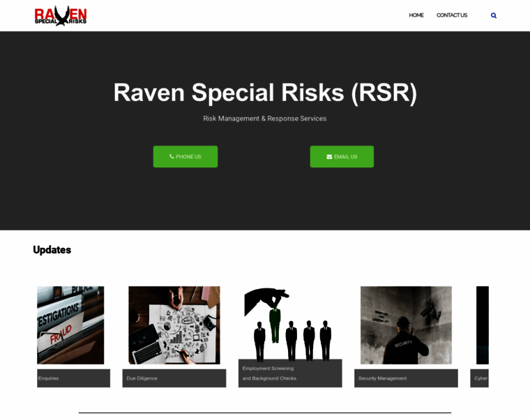 Ravenspecialrisks.com thumbnail