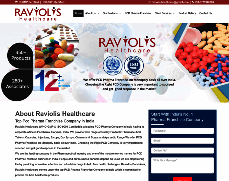 Raviolishealthcare.in thumbnail