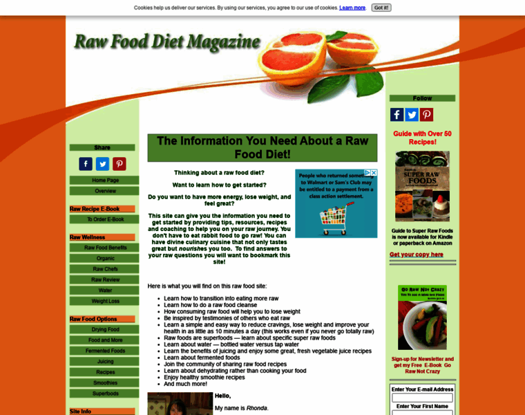 Raw-food-diet-magazine.com thumbnail