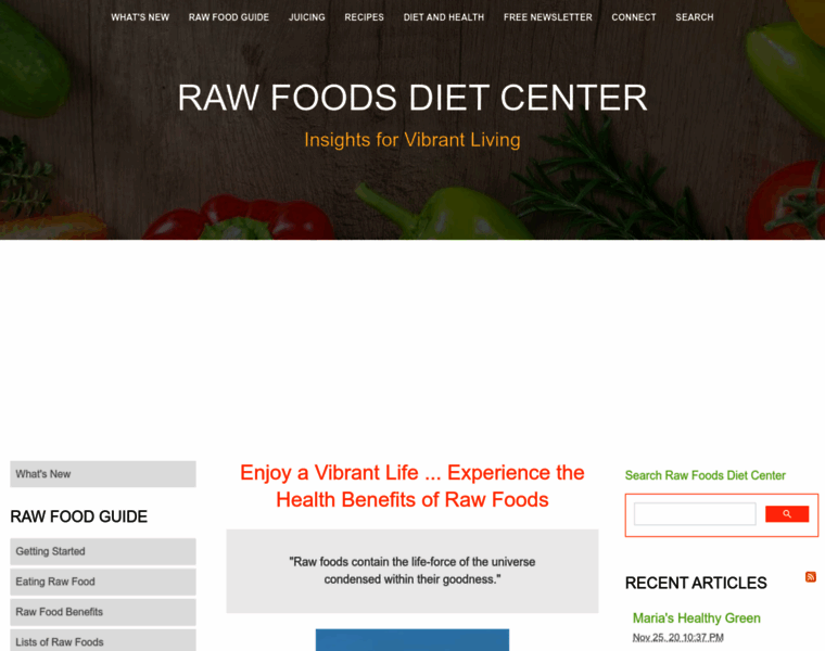 Raw-foods-diet-center.com thumbnail