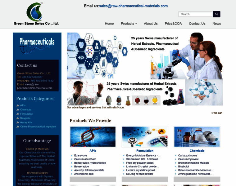 Raw-pharmaceutical-materials.com thumbnail